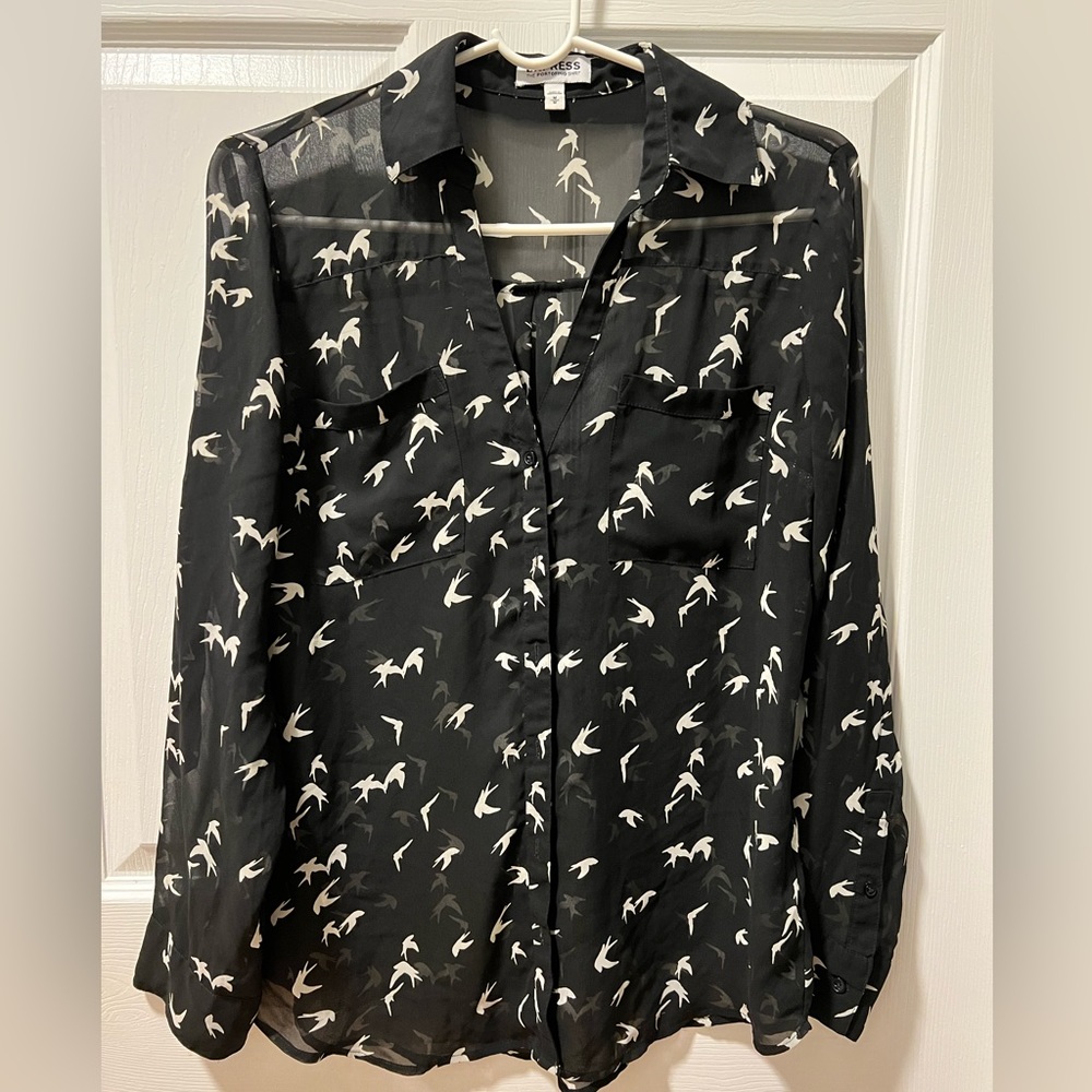 EXPRESS long sleeves, bottom shirt